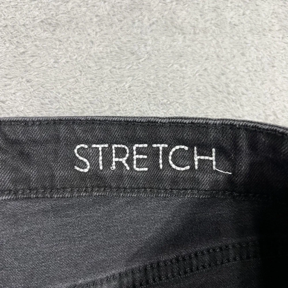 PRPS Le Sabre Jeans Mens 28x32 Stretch Slim Tapered Fit Distressed Black Wash